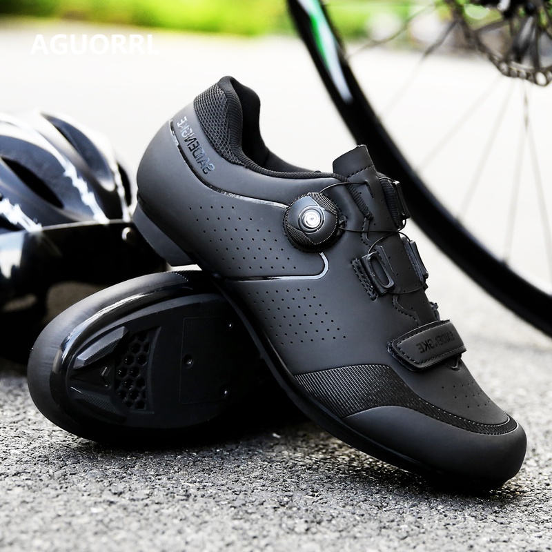 Road Bike Cleats - Sepatu Sepeda Gunung Profesional Pria Ukuran
