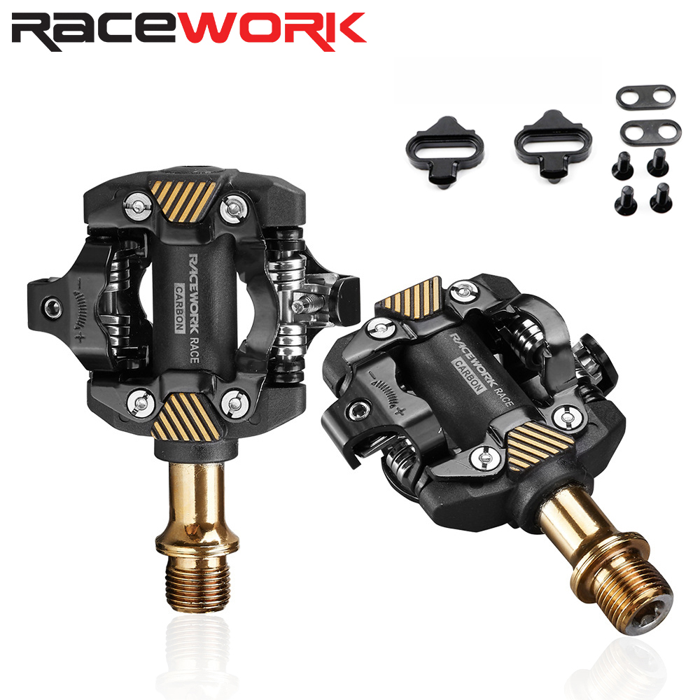 Road Bike Cleats - RACEWORK Pedal MTB Pedal Pengunci Otomatis