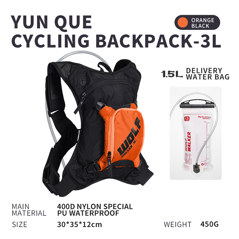 Cycling Backpack - Ransel Lari Off-road WOLFWALKE Skylark, Tas