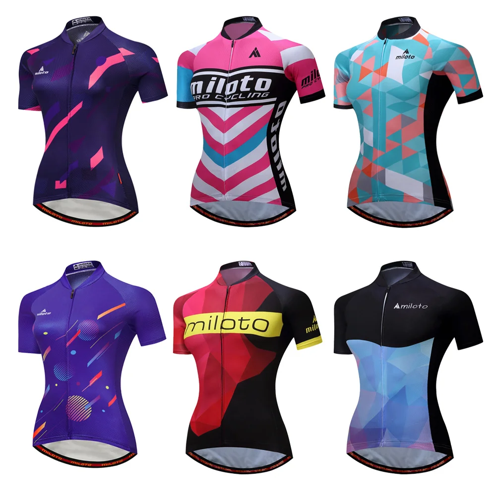 Cycling Gear Girls - MILOTO 2025 Jersey Lengan Pendek Fashion
