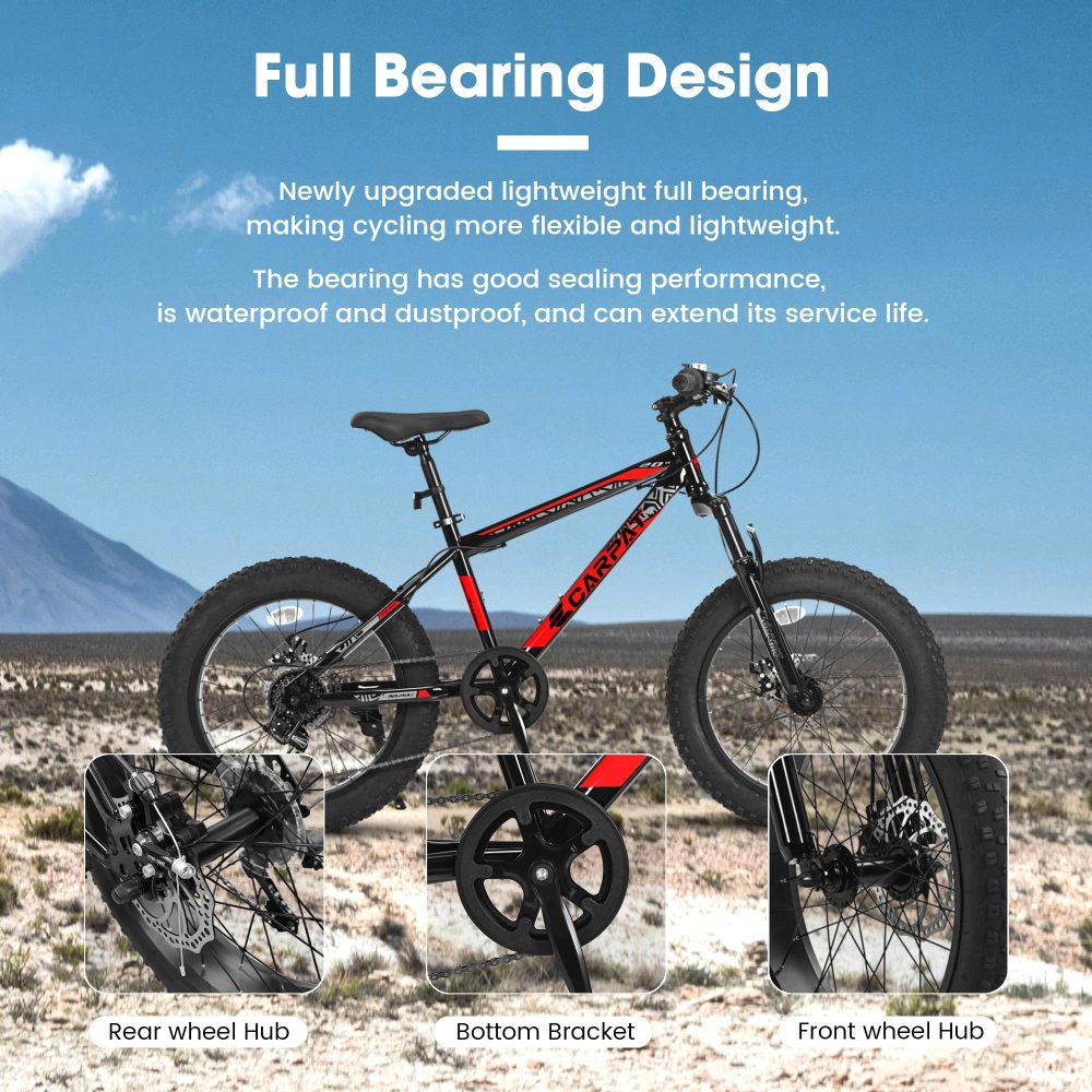 Carbon Bike Frame - Sepeda Gunung Anak Remaja 20 Inci,