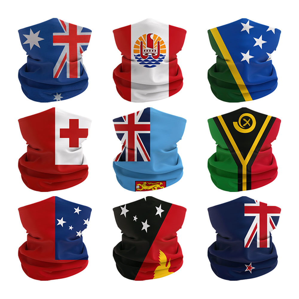 Cycling Gear Australia - OCEANE Bandana wajah bendera nasional syal