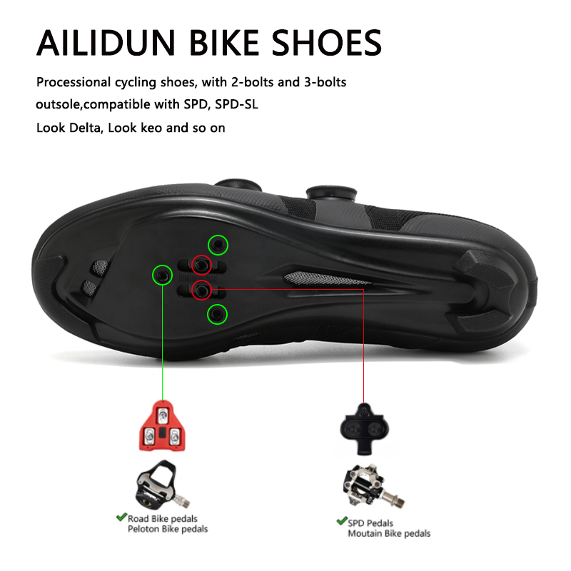 Sepatu Bersepeda Kecepatan Tin - Road Bike Cleats ulasan dan harga