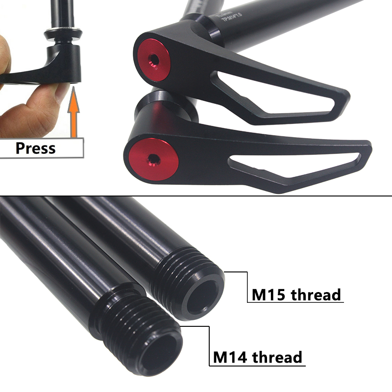 Hematpe Sepeda Melalui Poros D - Quick Release Skewer ulasan dan harga