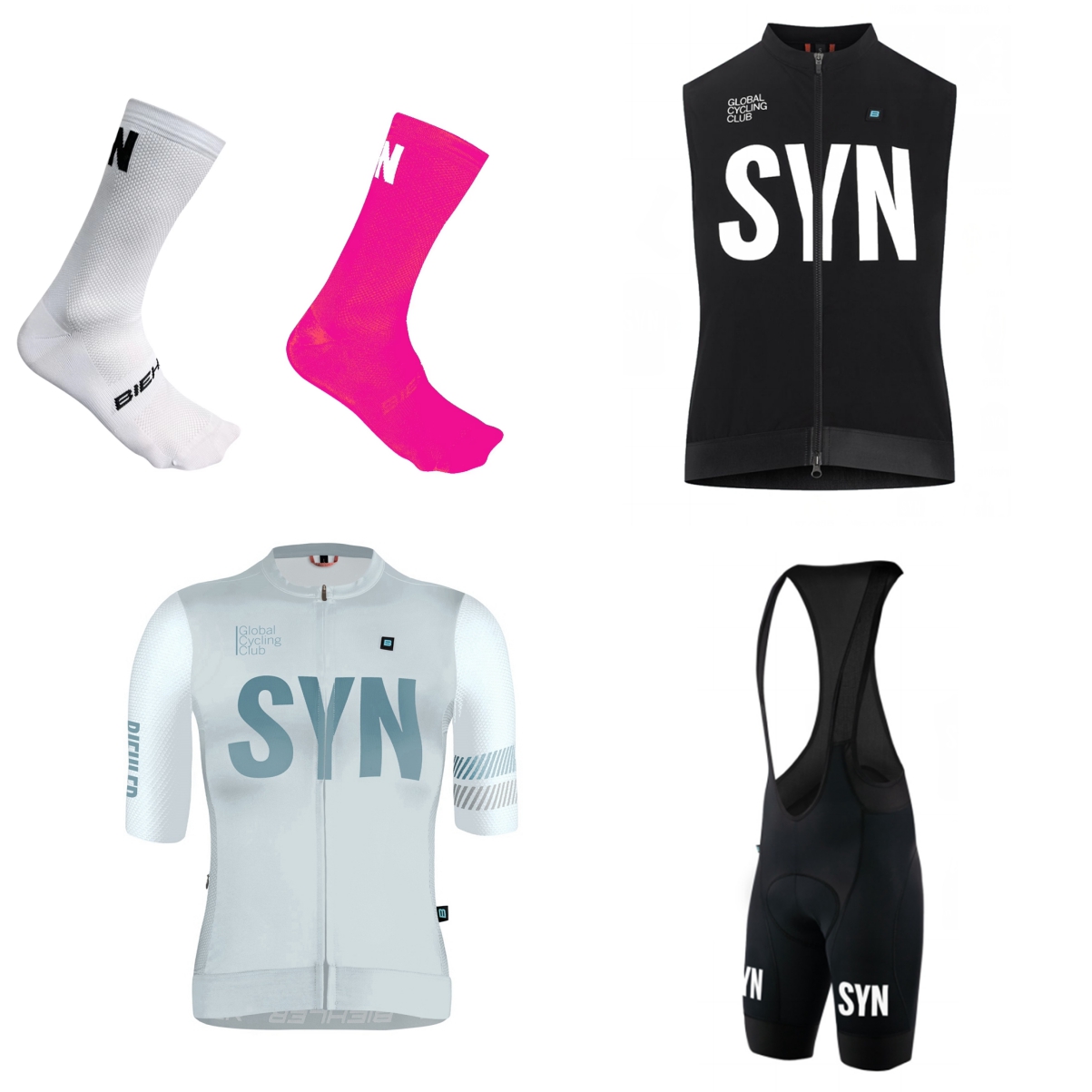 SYN Jersey bersepeda putih len - Cycling Gear Girls ulasan dan harga